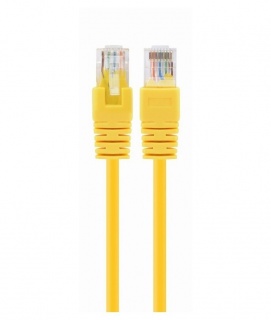 Cablu de retea UTP cat 5e 2m Galben, Spacer SP-PT-CAT5-2M-Y